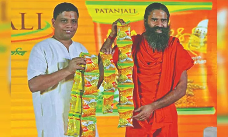 Patanjali Foods' stock price falls over 4% after Supreme Court issues contempt notice.