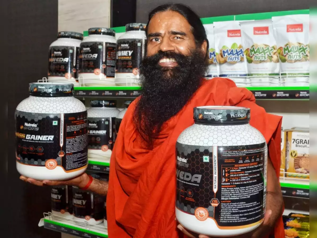 Patanjali Foods' stock price falls over 4% after Supreme Court issues contempt notice.