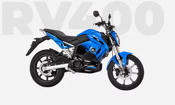 blue Revolt RV400 Electric motorcycle